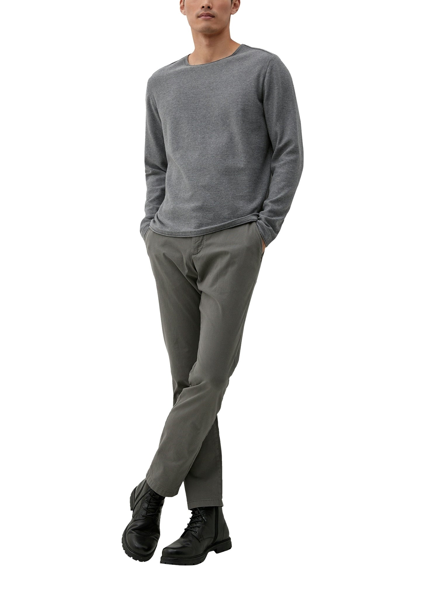Strickpullover GREY/BLACK Bild 4