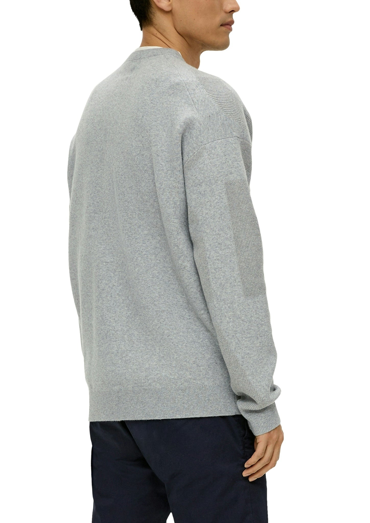 Strickpullover GREY/BLACK Bild 3