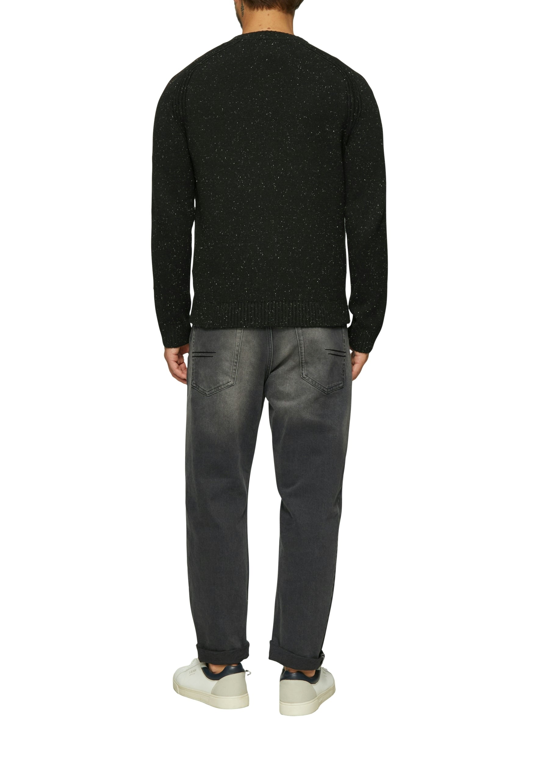 Strickpullover GREY/BLACK Bild 3