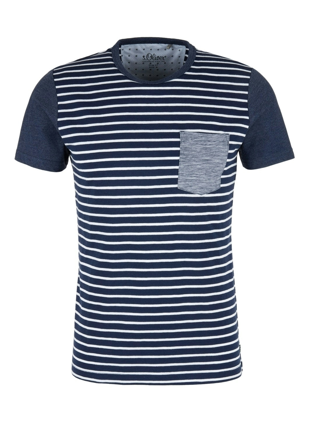 T-Shirt kurzarm blue strip Bild 1