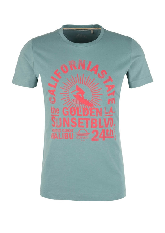 T-Shirt kurzarm BLUE GREEN Bild 1