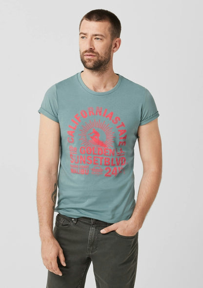 T-Shirt kurzarm BLUE GREEN Bild 4