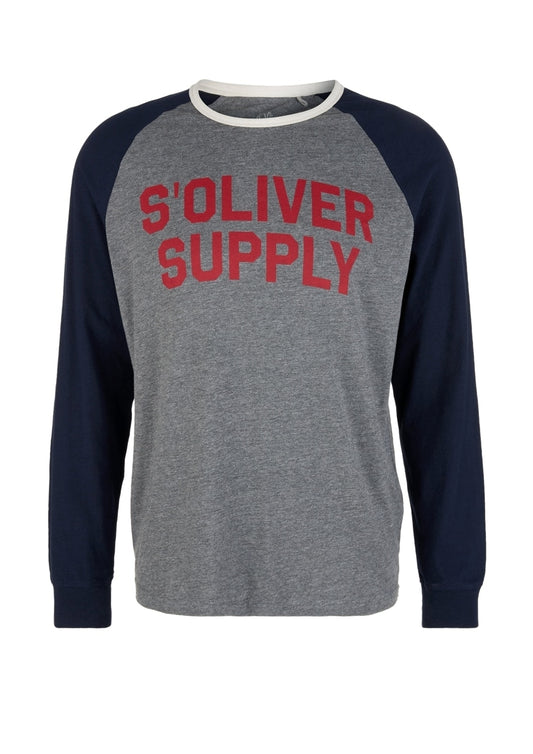 T-Shirt kurzarm GREY/BLACK Bild 1