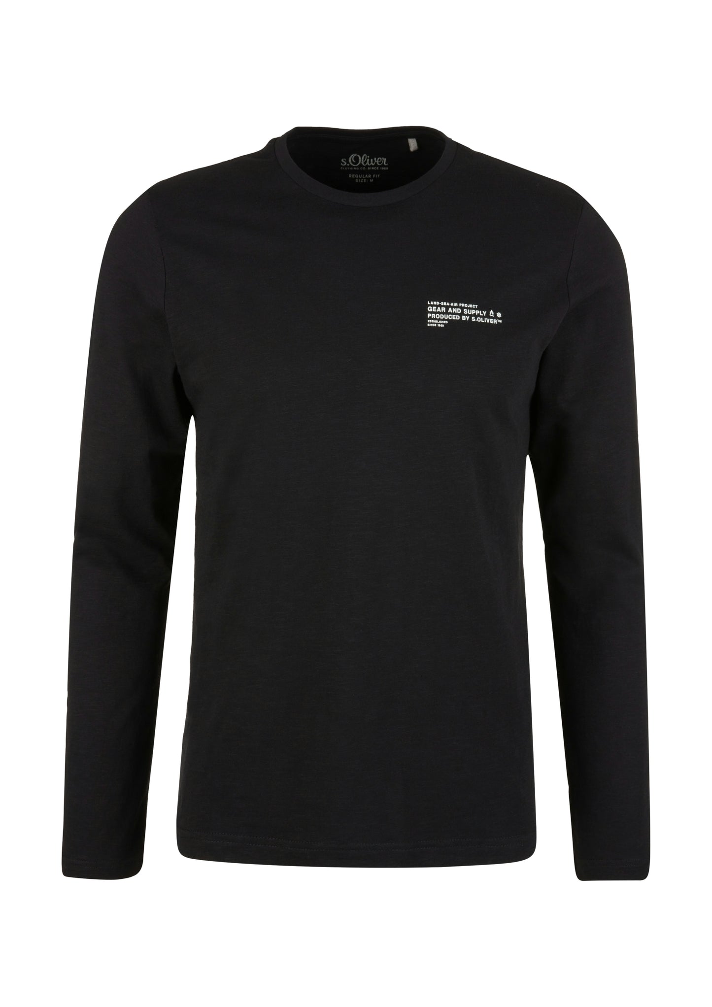 T-Shirt langarm GREY/BLACK Bild 1