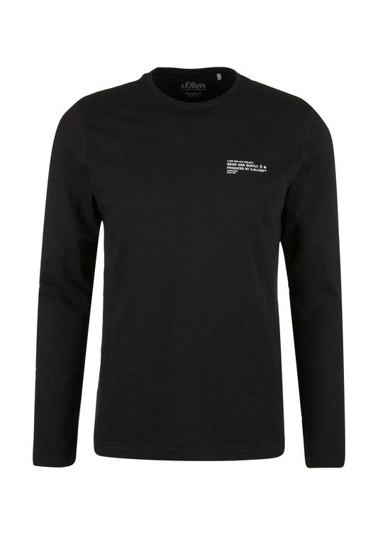 T-Shirt langarm GREY/BLACK Bild 1