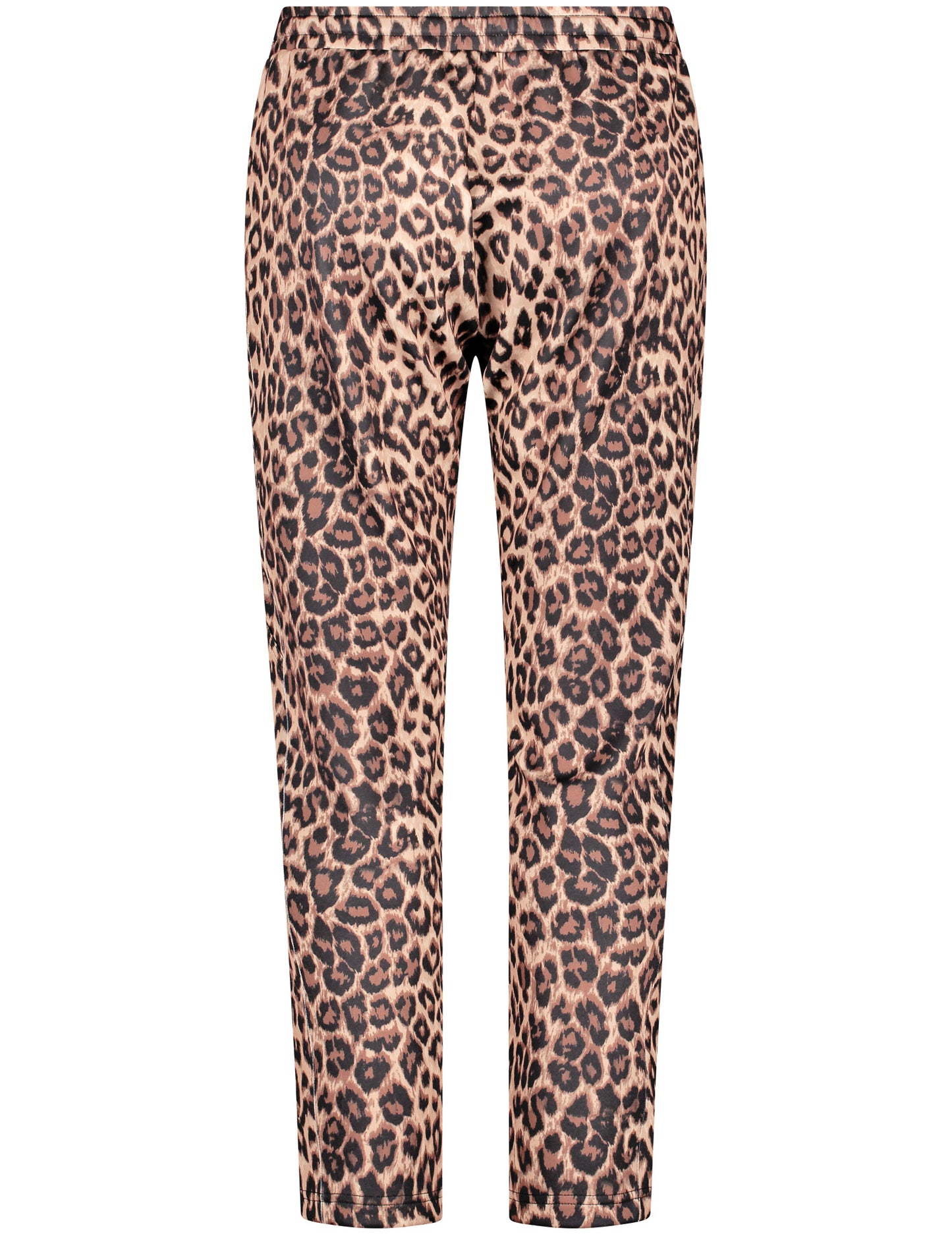 Jogging pants with a leopard design