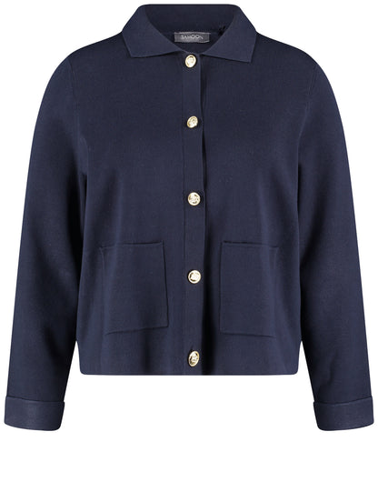 JACKE STRICK DARK LAKE BLUE Bild 1