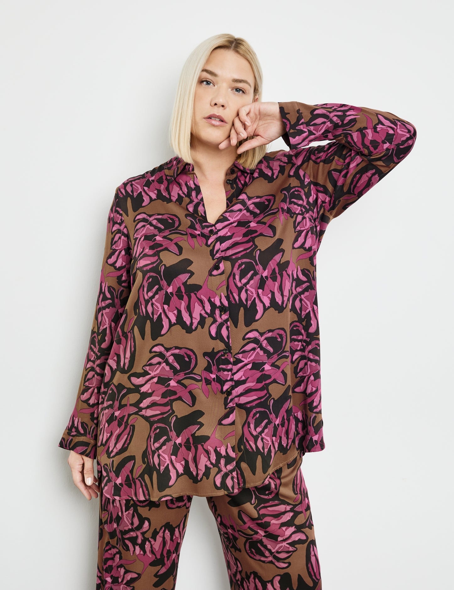 Longbluse mit Floralprint 7362 Bild 5