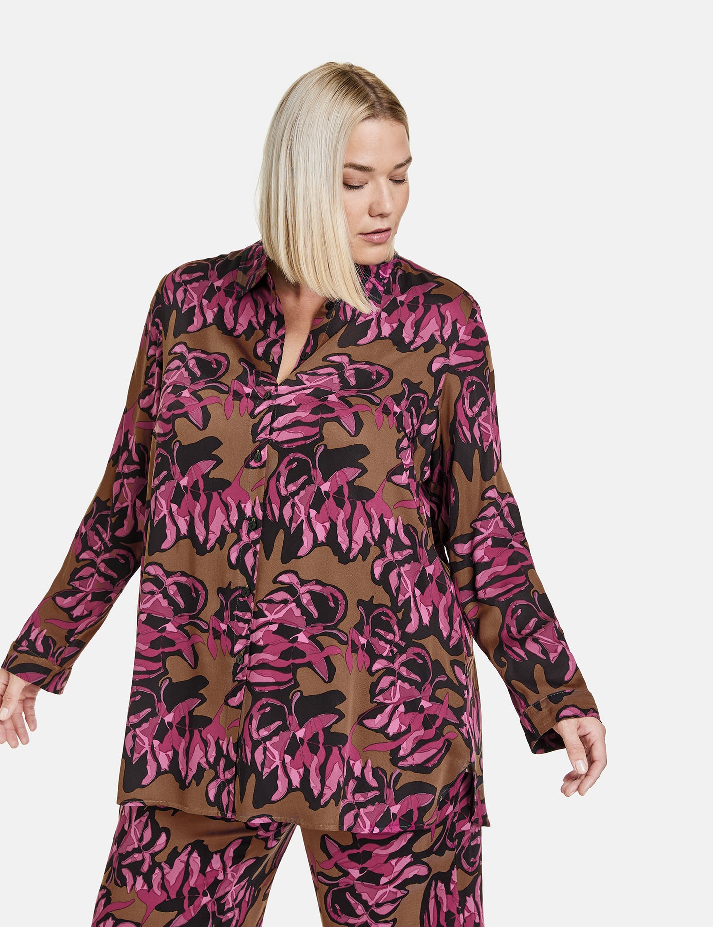 Longbluse mit Floralprint 7362 Bild 6