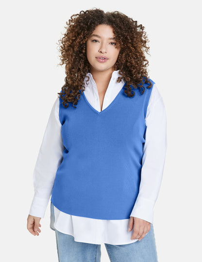 Pullunder mit V-Ausschnitt 8710 Bild 3