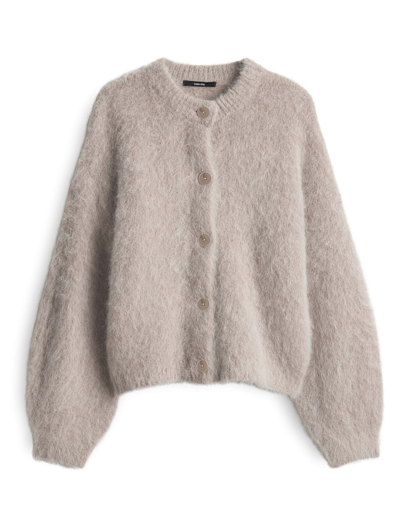 Tamanah pale greige melange Bild 1