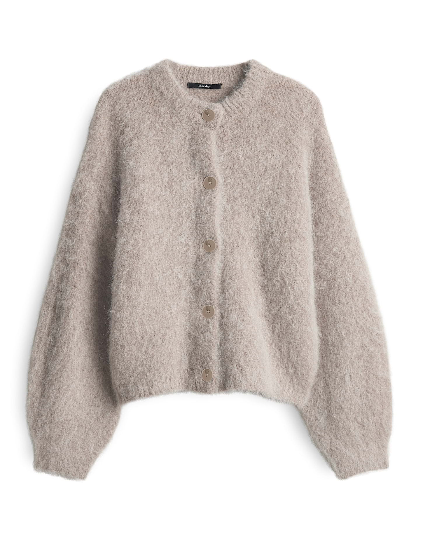 Tamanah pale greige melange Bild 1