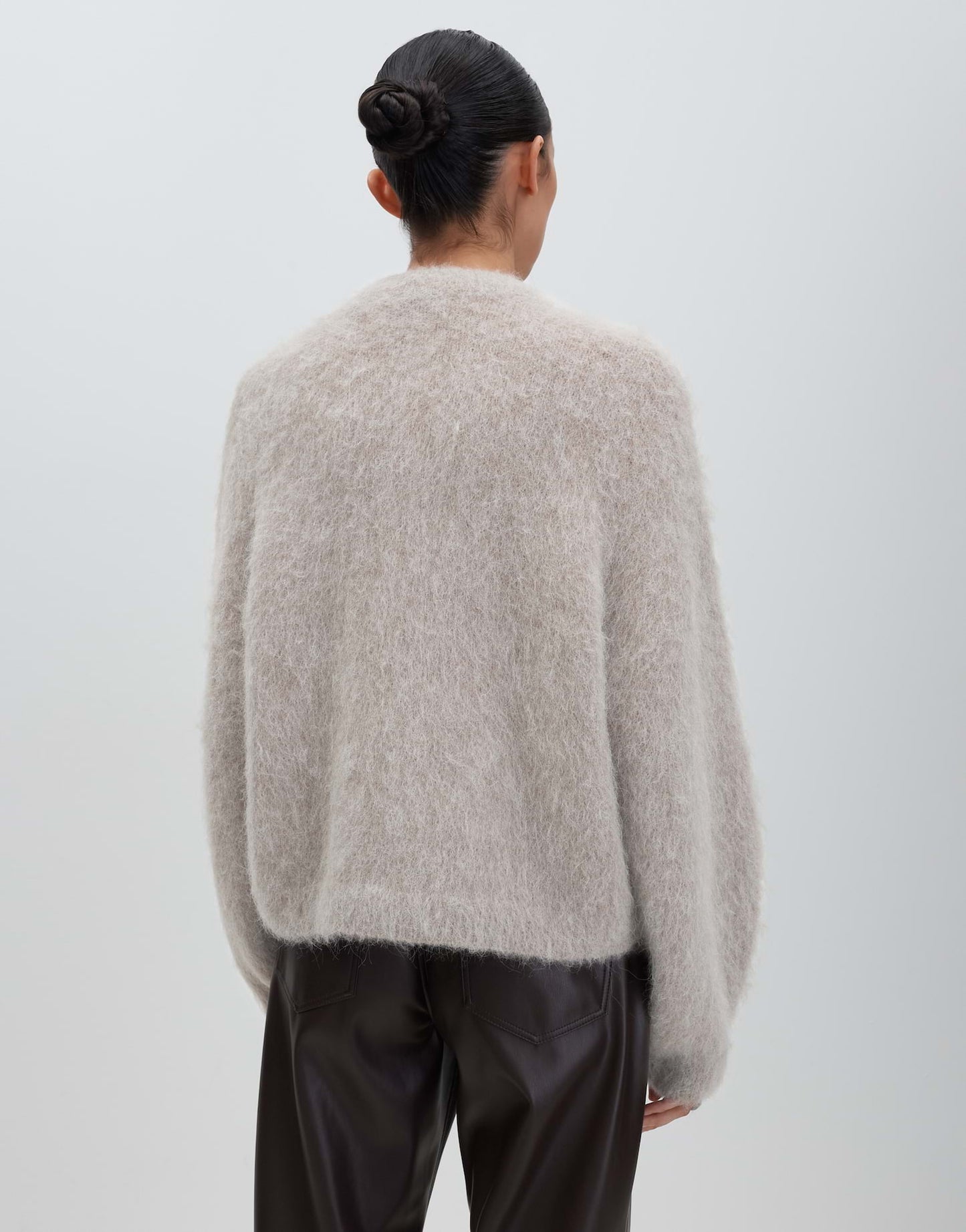 Tamanah pale greige melange Bild 3