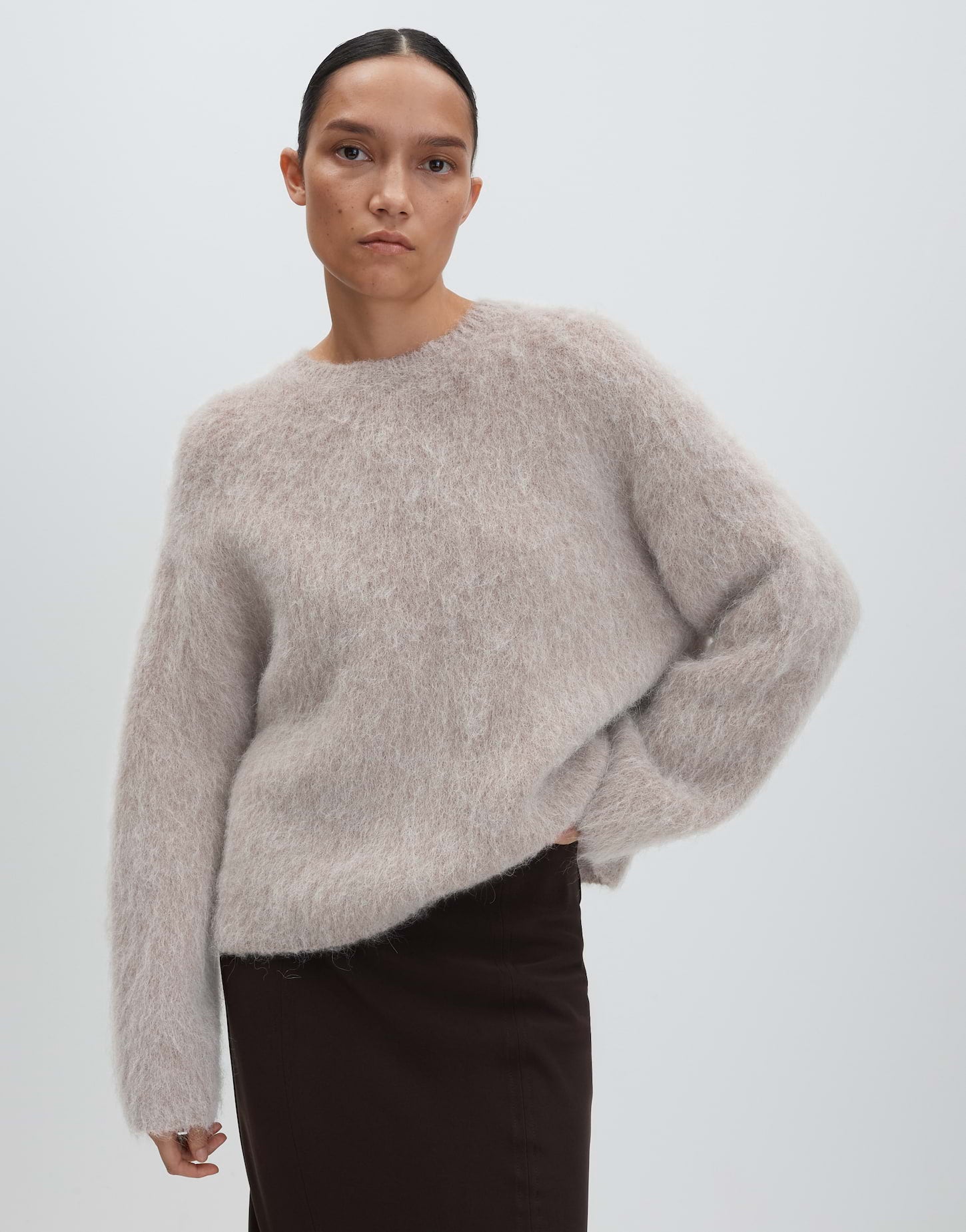 Tayana pale greige melange Bild 2