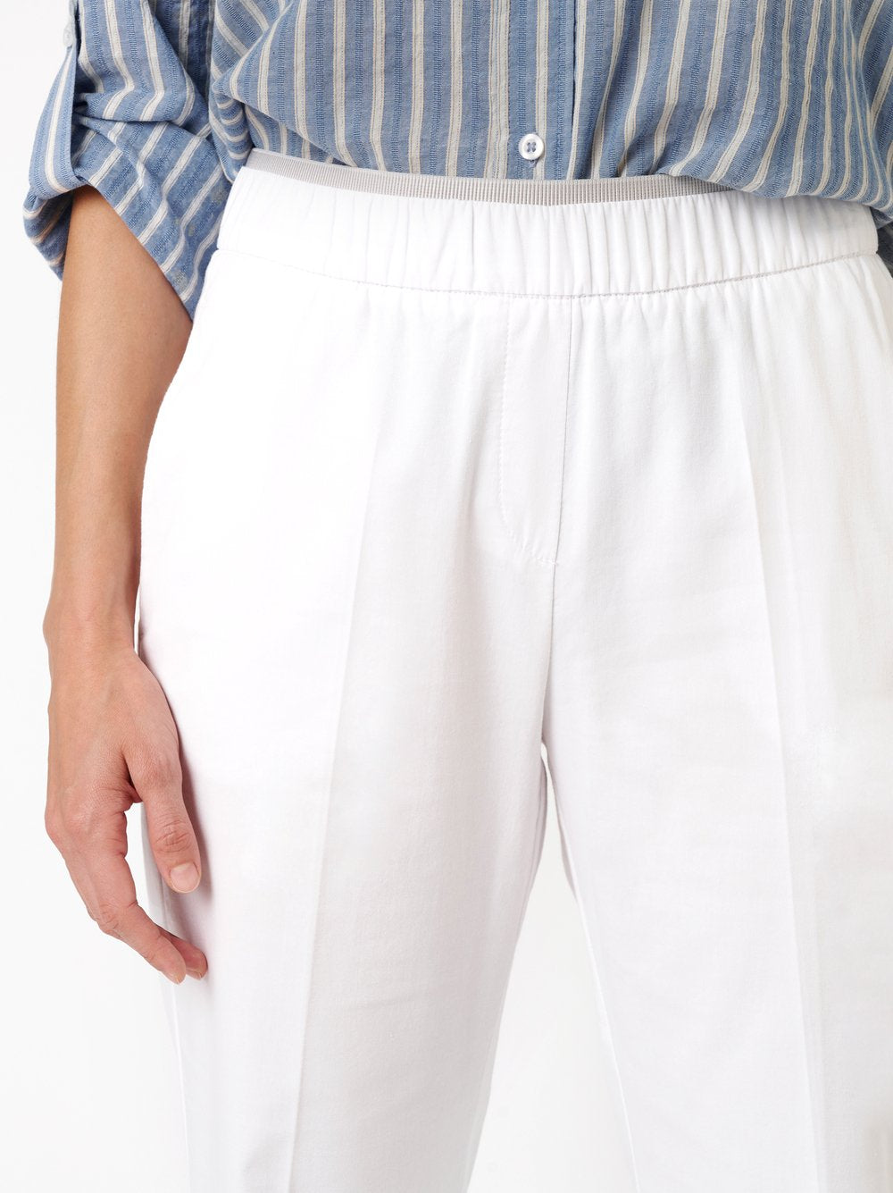 Sue Wide Chino White Bild 4