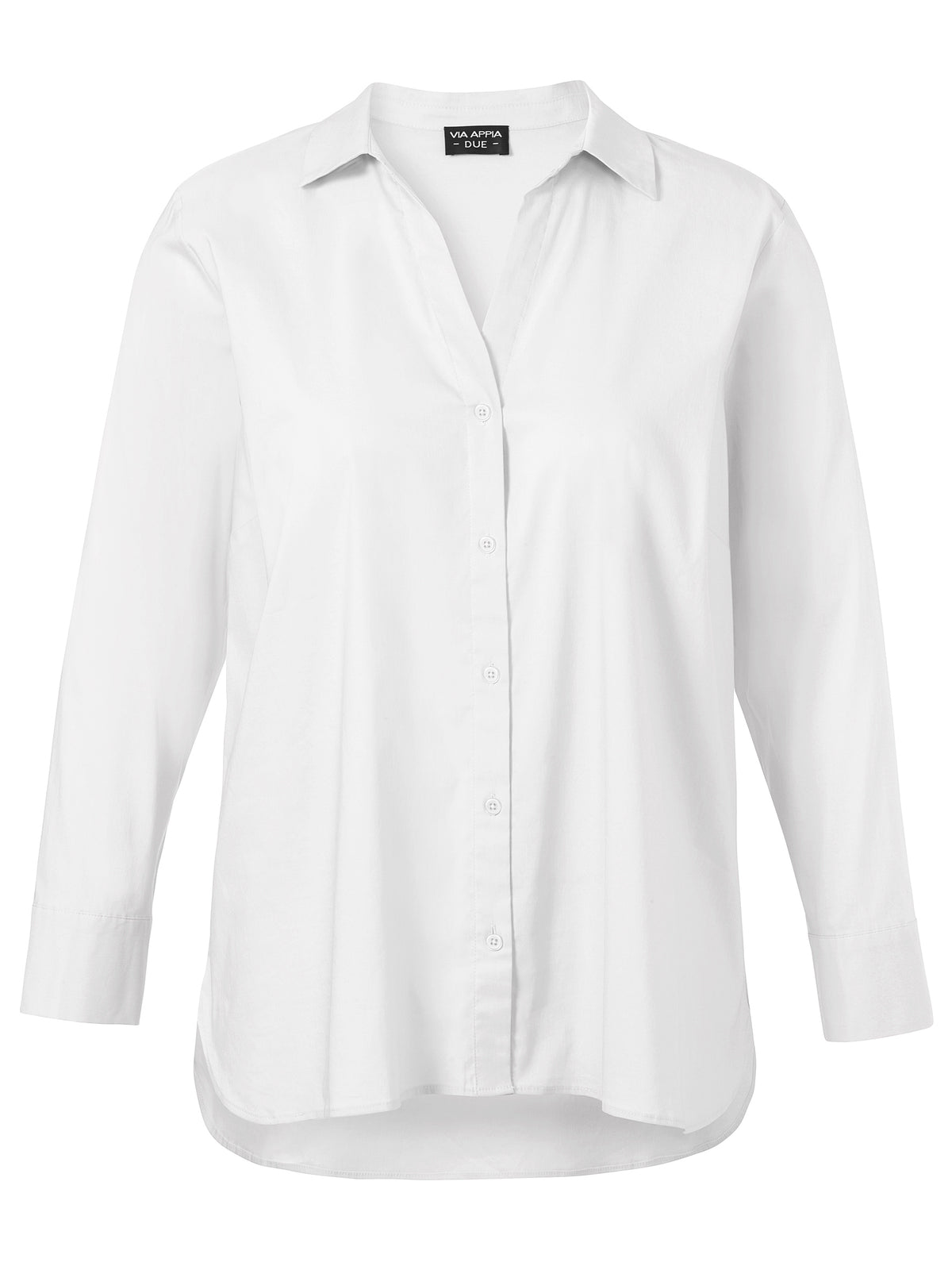 Bluse Hemdkragen 1/1 Arm creme weiß Bild 1