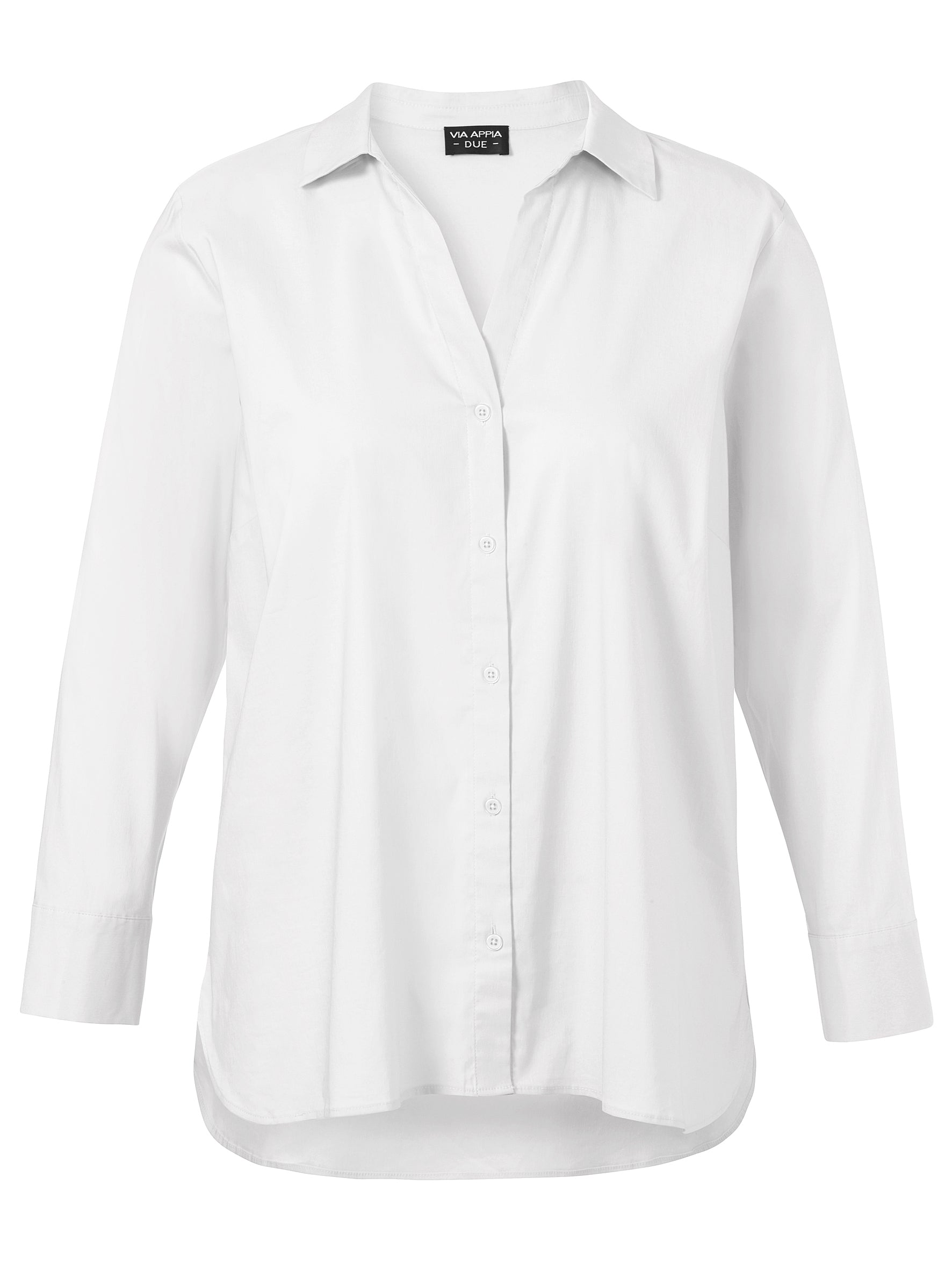 Bluse Hemdkragen 1/1 Arm creme weiß Bild 1