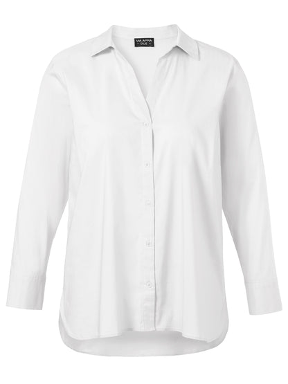 Bluse Hemdkragen 1/1 Arm creme weiß Bild 1