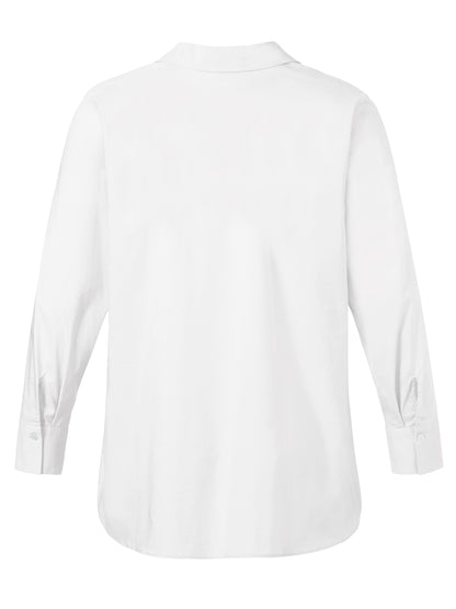 Bluse Hemdkragen 1/1 Arm creme weiß Bild 2