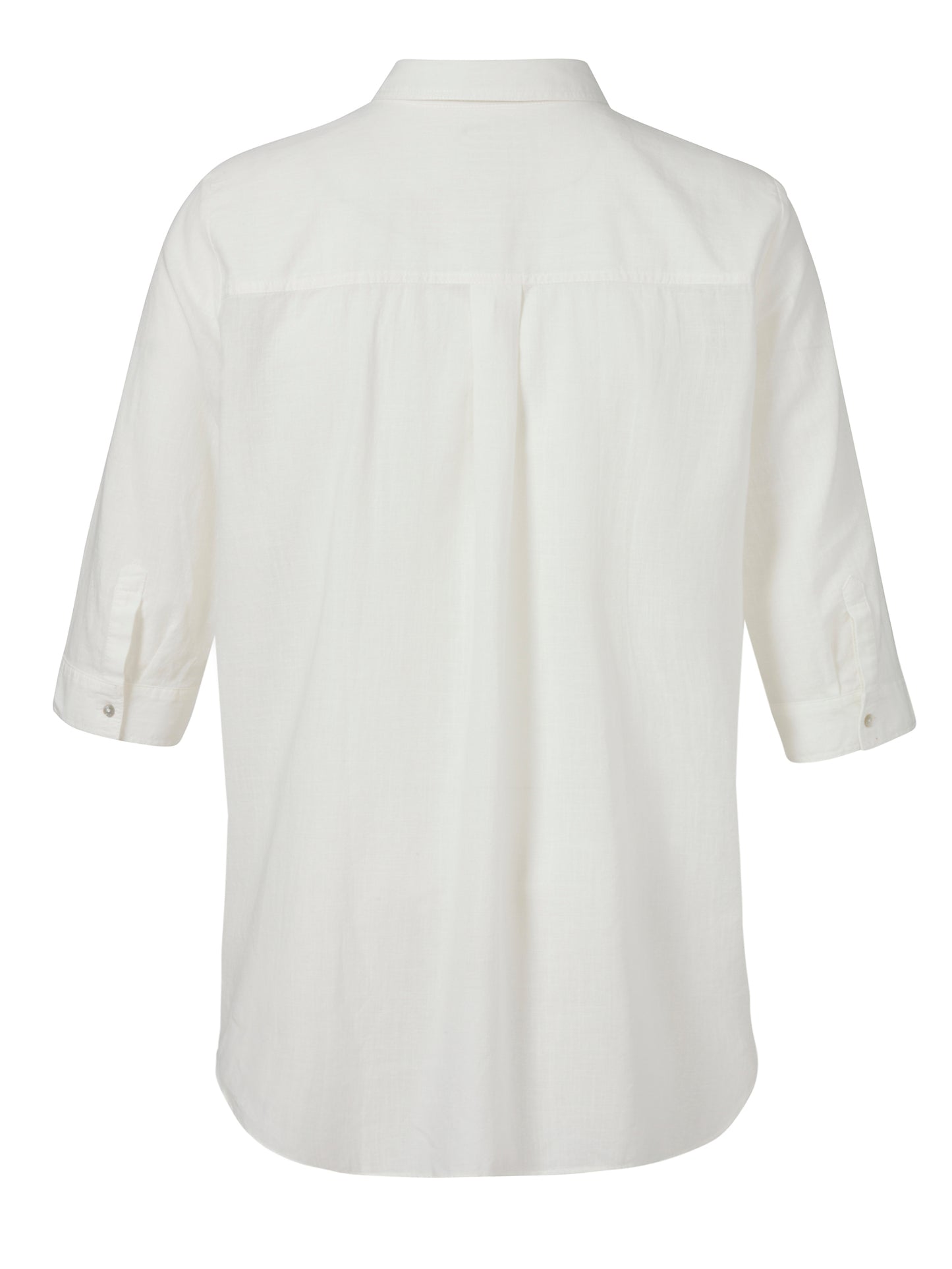 Bluse Hemdkragen 3/4 Arm creme Bild 2