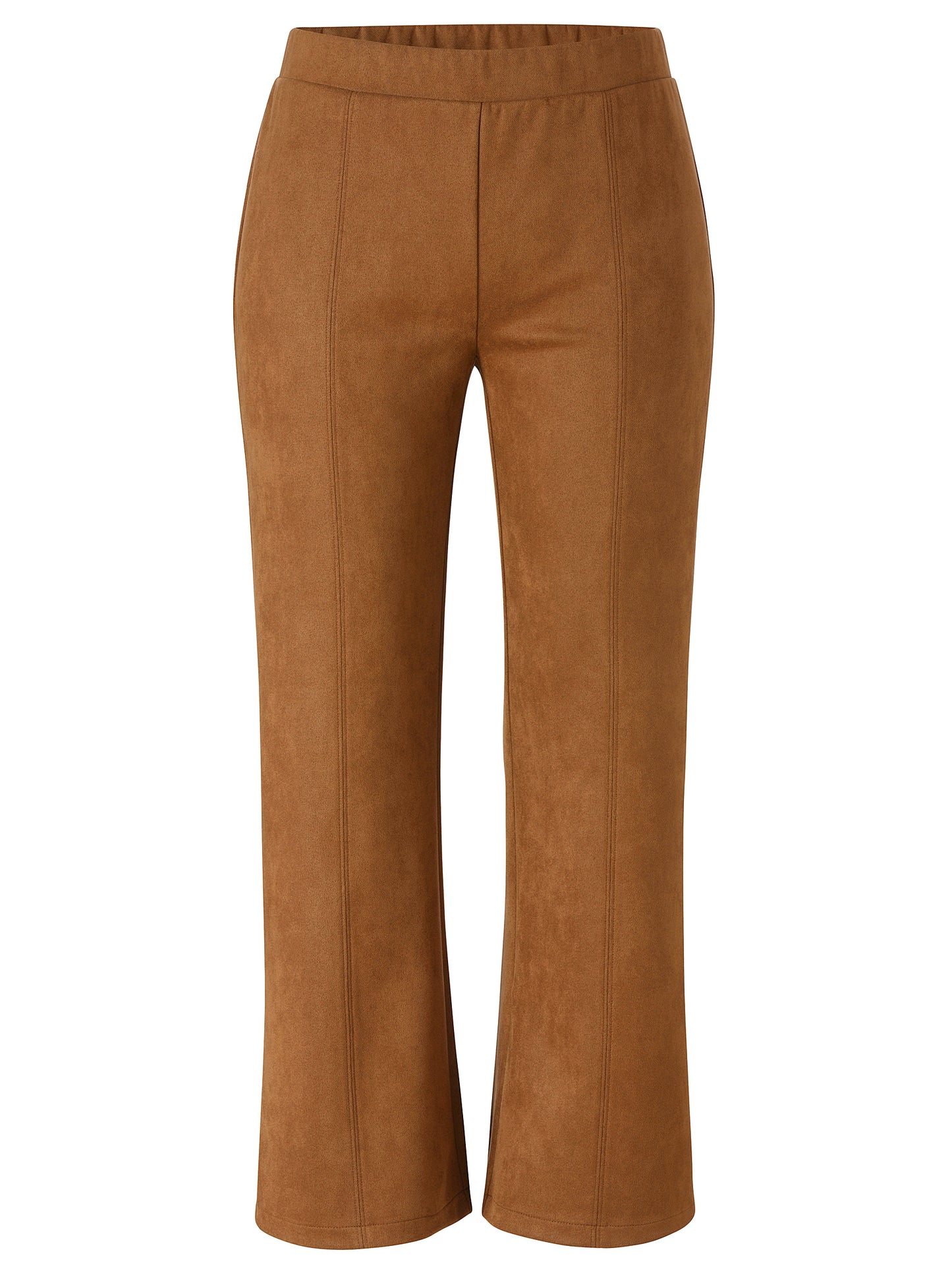 Hose lang weites Bein camel Bild 1