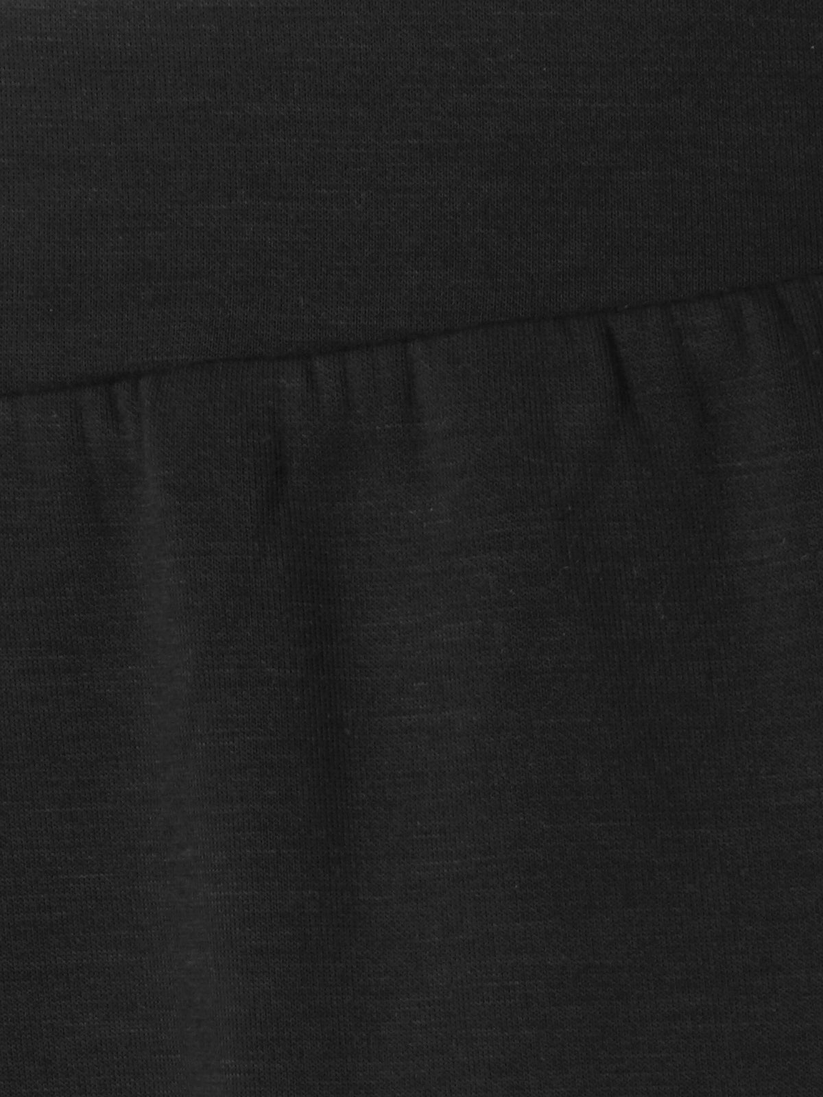 Hose lang weites Bein schwarz Bild 3