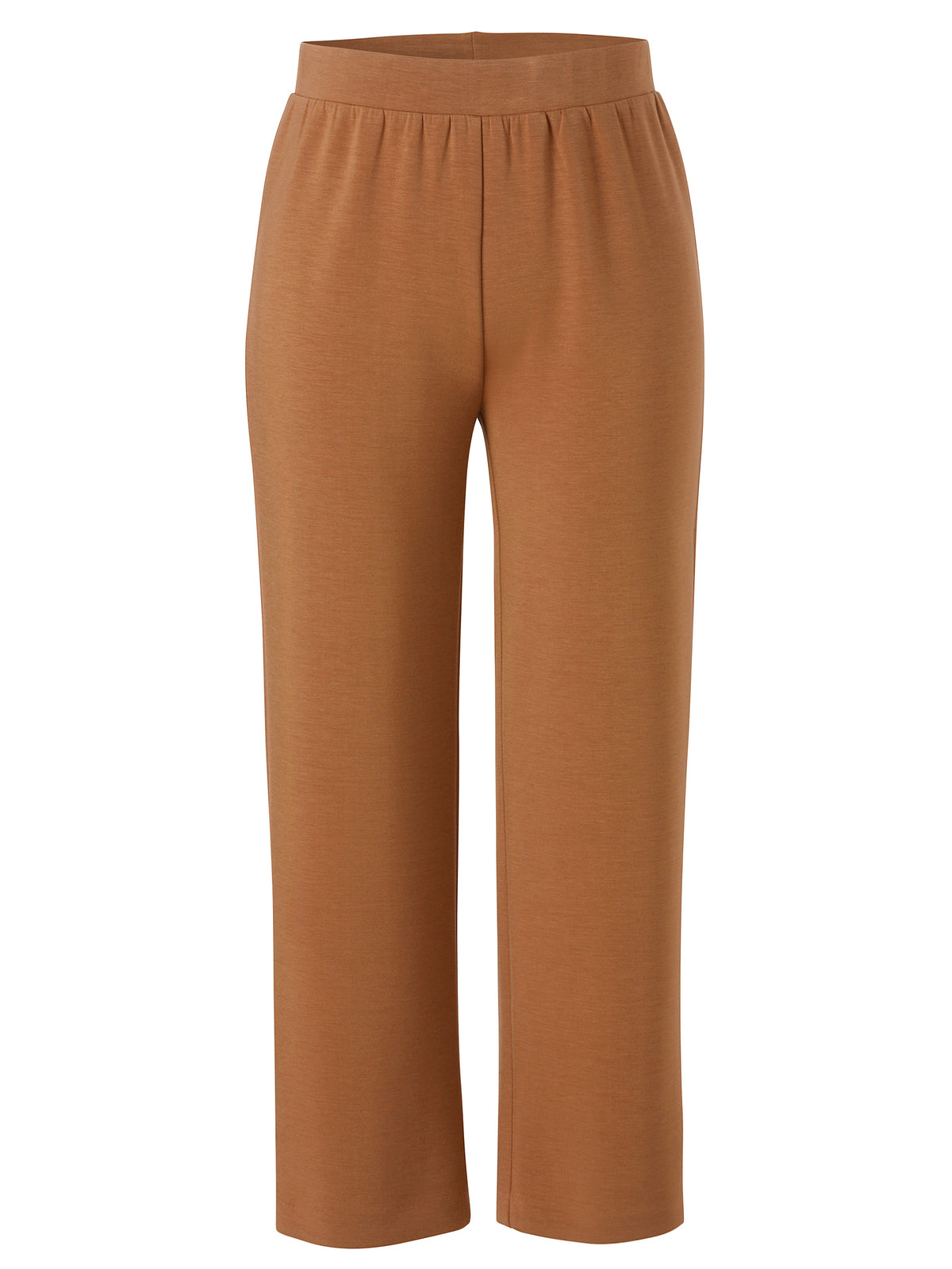 Hose lang weites Bein camel Bild 1