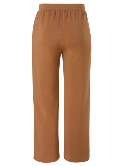 Hose lang weites Bein camel Bild 2