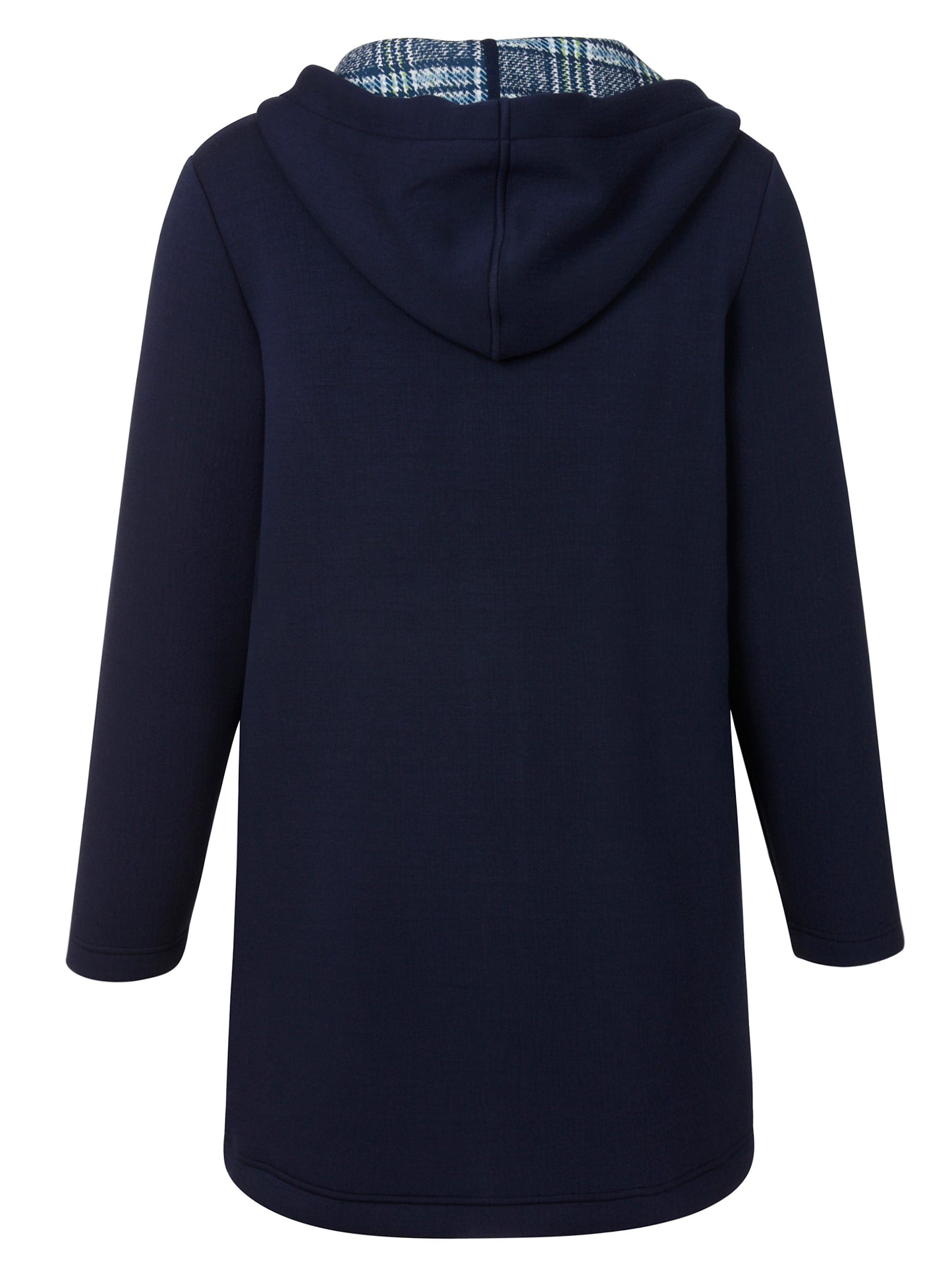 Jacke Kapuze 1/1 Arm Knöpfe indigo multicolor Bild 2