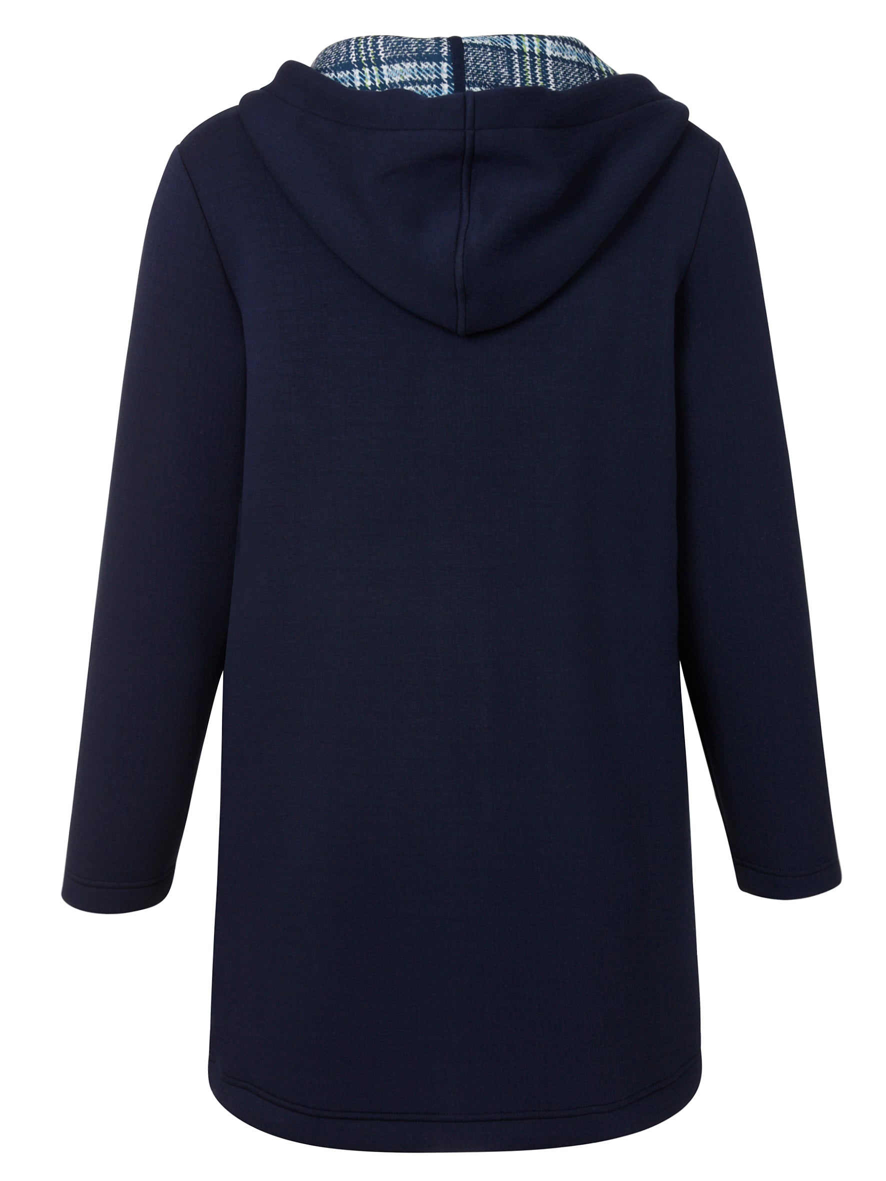 Jacke Kapuze 1/1 Arm Knöpfe indigo multicolor Bild 2