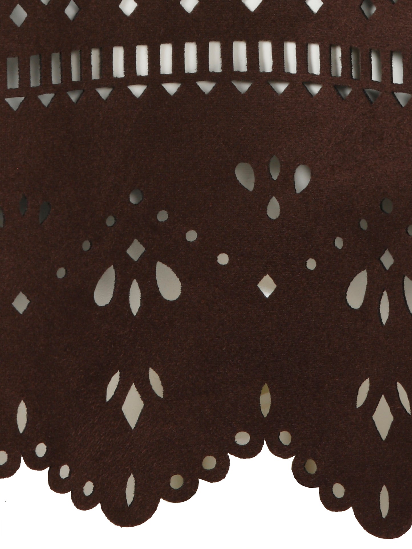 Jacke Rundhals 3/4 Arm mahagoni Bild 3