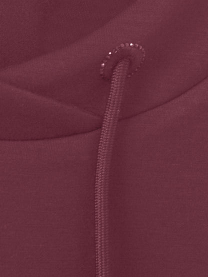 Sweatshirt Rundhals 1/1 Arm bordeaux Bild 3