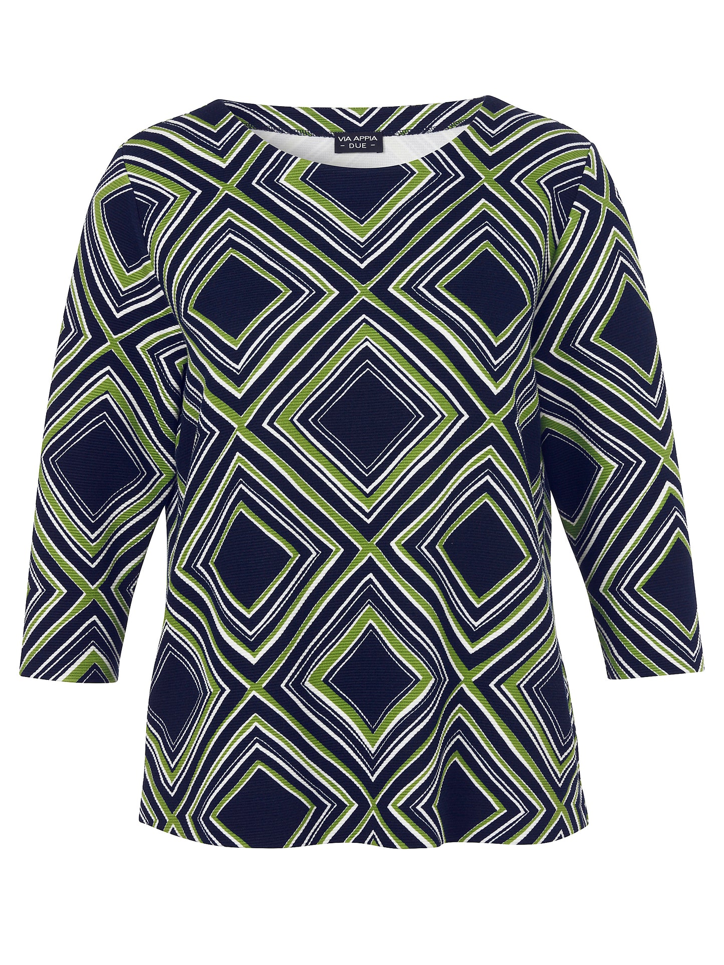 Sweatshirt Rundhals 1/1 Arm Druck indigo multicolor Bild 1