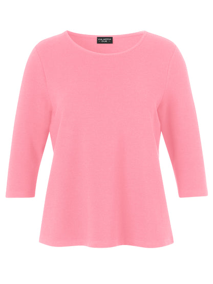 Sweatshirt Rundhals 3/4 Arm orchidee Bild 1