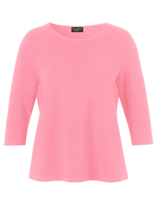 Sweatshirt Rundhals 3/4 Arm orchidee Bild 1