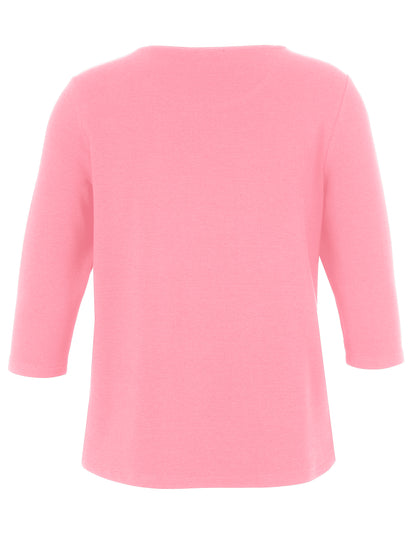 Sweatshirt Rundhals 3/4 Arm orchidee Bild 2