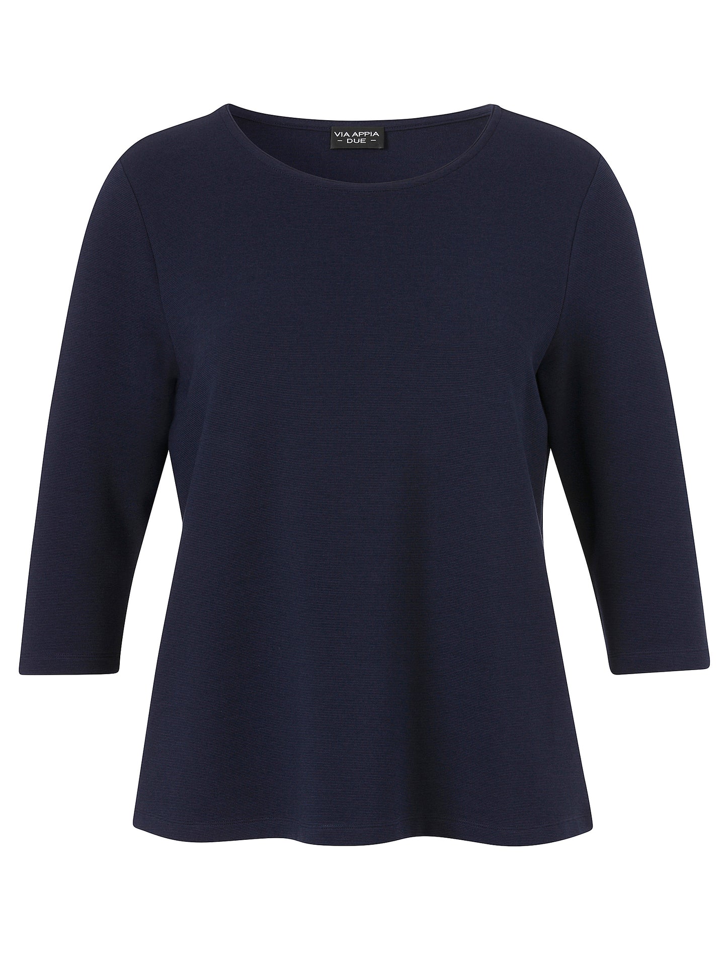 Sweatshirt Rundhals 3/4 Arm indigo Bild 1
