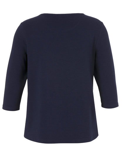 Sweatshirt Rundhals 3/4 Arm indigo Bild 2