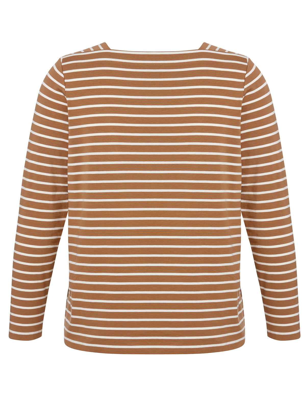 T-Shirt Karree 1/1 Arm camel / creme Bild 2