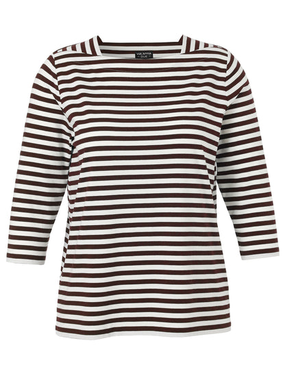 T-Shirt Karree 3/4 Arm kaffee / creme Bild 1