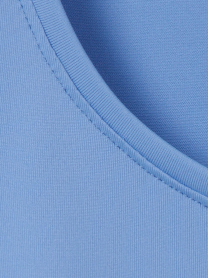 T-Shirt Rundhals 1/1 Arm blau Bild 3