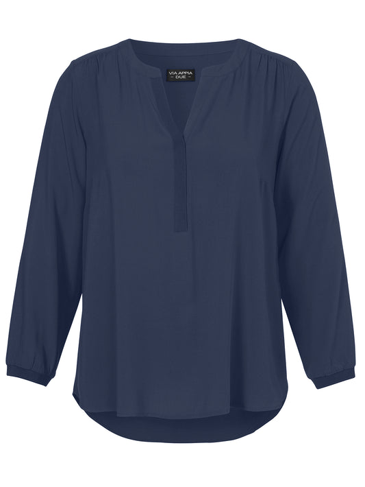 Tunika V-Ausschnitt 1/1 Arm dunkelblau Bild 1