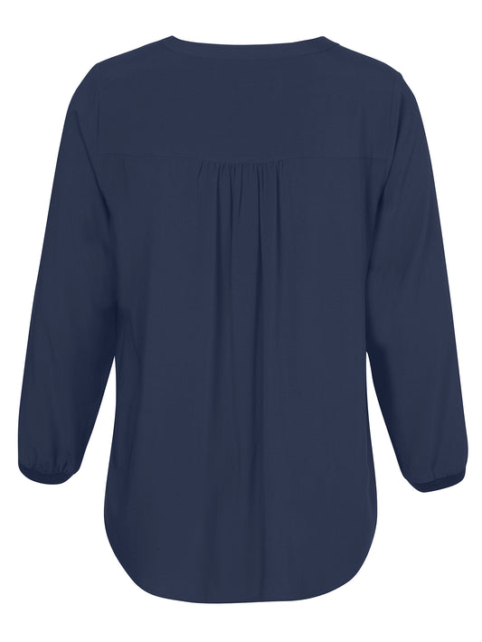 Tunika V-Ausschnitt 1/1 Arm dunkelblau Bild 2