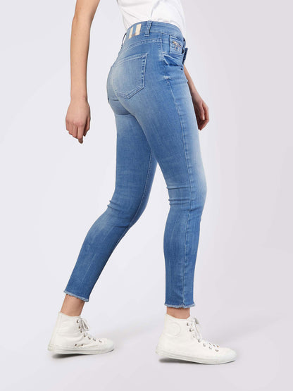 MAC Slim Fringe Damen Jeans