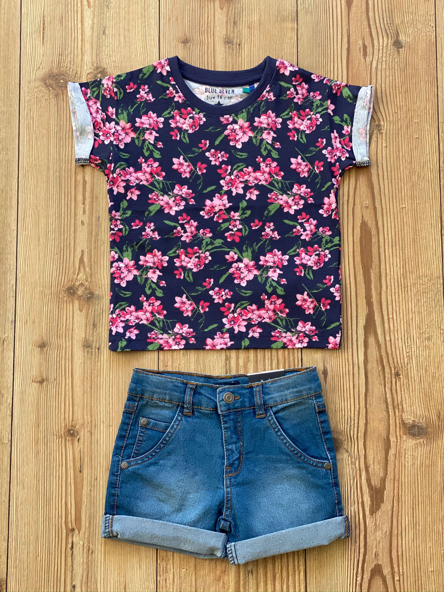 Kids/Girls-T-Shirt Blumenprint