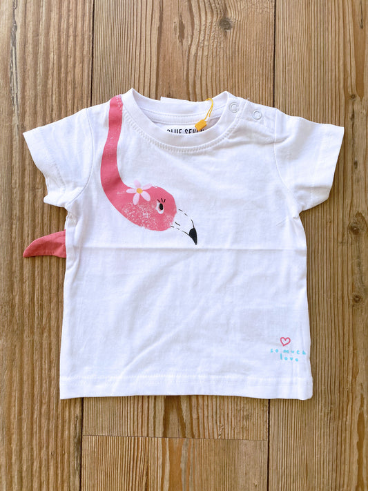 Baby/Girls-T-Shirt Flamingo