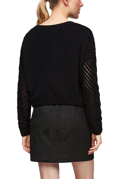 QS by s.Oliver Cropped-Strickpullover
