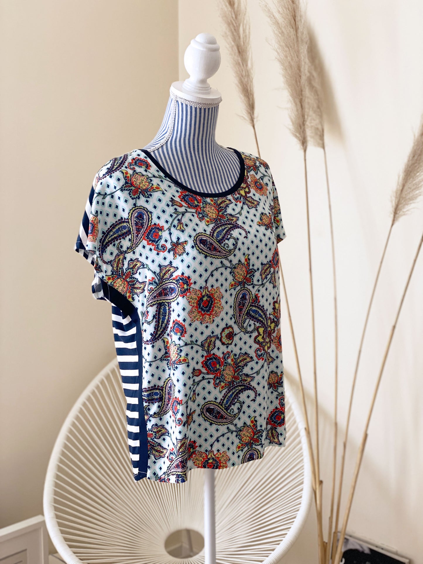 Cecil Damen-Shirt mit Paisley-Muster
